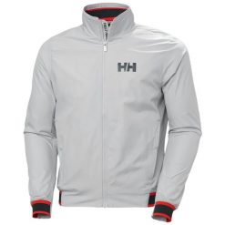 Kurtka wodoodporna Helly Hansen Salt. Szare kurtki przeciwdeszczowe Helly Hansen, m, bez wzorów, bez kaptura. W wyprzedaży za 470.50 zł.