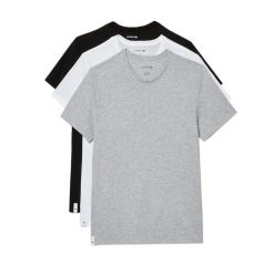 T-shirt męski sportowy Lacoste TH3451-00-BXY 3pack. T-shirty sportowe LACOSTE, bez wzorów, bez ramiączek. Za 219.00 zł.