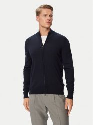 BOSS Kardigan H-Balonso 50566344 Niebieski Regular Fit. Niebieskie swetry rozpinane Boss, m, bez wzorów, z wełny, bez kołnierzyka, bez ramiączek. Za 799.99 zł.