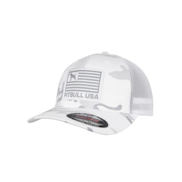 Czapka męska Pitbull Full Cap PITBULL USA. Białe czapki z daszkiem PITBULL, na wiosnę, bez wzorów. Za 129.00 zł.