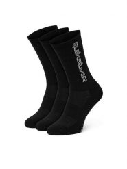 Quiksilver Skarpety AS_QUIKSILVER_100W_SS25 (3-PACK) Czarny. Czarne skarpety Quiksilver, bez wzorów, z bawełny. Za 39.99 zł.