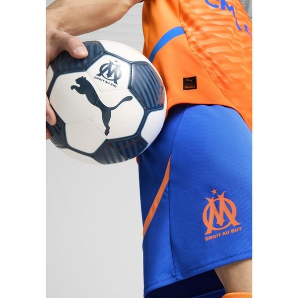 Męskie szorty Olympique Marsylia 24/25 PUMA Racing Blue Fluro Orange Pes. Brązowe szorty Puma, m, bez wzorów, sportowe. W wyprzedaży za 180.40 zł.