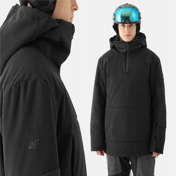 KURTKA MĘSKA ZIMOWA SNOWBOARDOWA 4F MEMBRANA 8000. Kurtki 4F, na zimę, l, bez wzorów, bez kaptura. Za 467.44 zł.