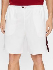 Reebok Szorty sportowe Basketball IL1995 Biały Regular Fit. Białe krótkie spodenki sportowe Reebok, m, bez wzorów, z syntetyku. Za 159.99 zł.