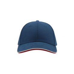 Czapka Pilot Piping Sandwich Premium Brush Cotton 6panelowa. Czarne czapki z daszkiem ATLANTIS, bez wzorów, z bawełny. Za 54.99 zł.