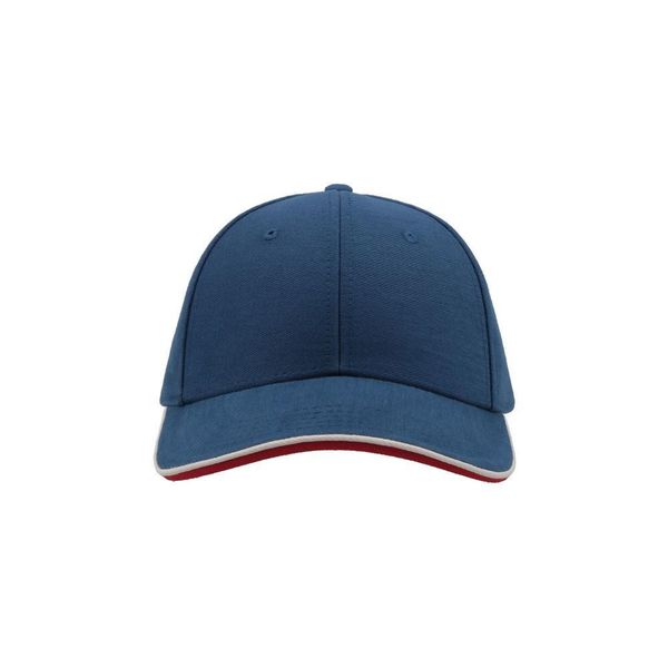 Czapka Pilot Piping Sandwich Premium Brush Cotton 6panelowa. Czarne czapki z daszkiem ATLANTIS, bez wzorów, z bawełny. Za 62.99 zł.