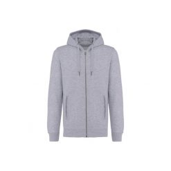 Ekologiczna rozpinana bluza z kapturem Kariban French Terry. Szare bluzy z kapturem KARIBAN, s, bez wzorów, z bawełny, z kapturem. Za 259.00 zł.