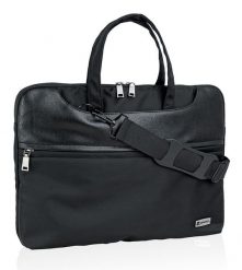 Torba na Laptopa, Czarna, Mieszcząca A4, Miejska, Listonoszka z Odpinanym Paskiem -STARTER. Czarne torby na laptopa Starter. Za 69.00 zł.