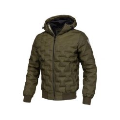 Kurtka CARVER Oliwkowa. Zielone kurtki PITBULL, m, bez wzorów, bez kaptura. Za 369.00 zł.