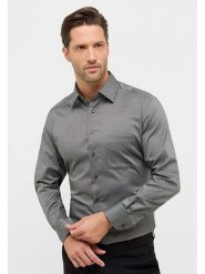 Eterna Koszula - Modern fit - w kolorze antracytowym rozmiar: 39. Czarne koszule Eterna, bez wzorów, z bawełny, bez kołnierzyka, bez ramiączek. Za 113.99 zł.