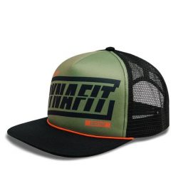 Czapka z daszkiem Dynafit. Zielone czapki z daszkiem Dynafit, bez wzorów. Za 119.99 zł.