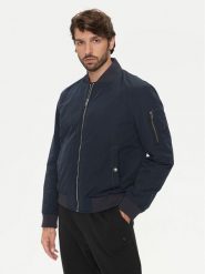 Boss Kurtka bomber H-Comber 50519981 Granatowy Regular Fit. Niebieskie kurtki Boss, m, bez wzorów, z syntetyku, bez kaptura. Za 879.99 zł.