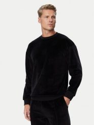 HUGO Bluza Veloro Sweatshirt 50571215 Czarny Regular Fit. Czarne bluzy Hugo, m, bez wzorów, z bawełny, bez kaptura. Za 449.99 zł.