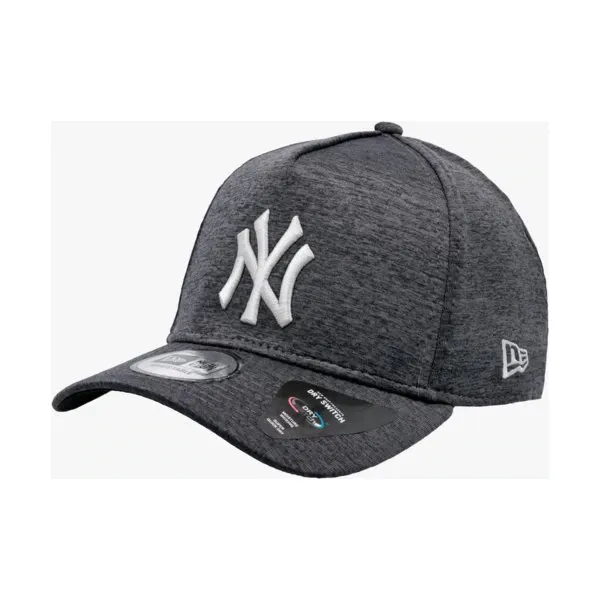 New Era Czapka Dryswitch Jersey A Frame Nyy New York Yankees , czarny, rozmiar ONE-SIZE. Czarne czapki z daszkiem New Era, bez wzorów, z jersey. W wyprzedaży za 79.99 zł.