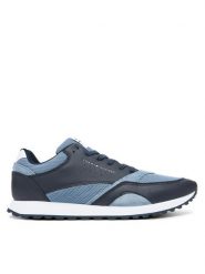 Tommy Hilfiger Sneakersy New Runner Eva Mix FM0FM05522 Niebieski. Niebieskie buty sportowe casual Tommy Hilfiger, bez wzorów, ze skóry, bez zapięcia. Za 439.99 zł.
