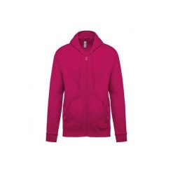 Bluza z kapturem i zamkiem błyskawicznym Kariban. Czerwone bluzy z kapturem KARIBAN, uniwersalny, bez wzorów, z bawełny, z kapturem. Za 195.50 zł.