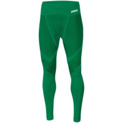 Legginsy Jako long Comfort 2.0. Zielone legginsy długie sportowe JAKO, bez wzorów, na fitness i siłownię. Za 219.50 zł.