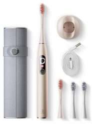 Szczoteczka soniczna Oclean X Pro Digital Zestaw złoty. Żółte szczoteczki elektryczne Oclean. Za 349.00 zł.