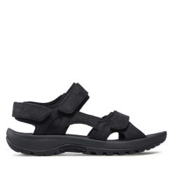 Sandały Merrell. Czarne sandały Merrell, bez zapięcia. Za 309.99 zł.