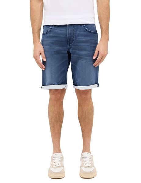 Męskie szorty Mustang Style Chicago Shorts Z Dark Sapphire 1016351 4136. Niebieskie szorty Mustang, m, bez wzorów, z jeansu. Za 159.99 zł.