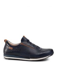 Pikolinos Sneakersy M2A-6252 Granatowy. Niebieskie buty sportowe casual Pikolinos, bez wzorów, ze skóry, bez zapięcia. Za 409.99 zł.
