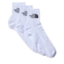 Zestaw 3 par wysokich skarpet męskich The North Face. Białe skarpety The North Face, bez wzorów. Za 59.99 zł.