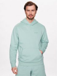 New Balance Bluza MT23565S Zielony Relaxed Fit. Zielone bluzy New Balance, m, bez wzorów, z bawełny, bez kaptura. Za 269.99 zł.