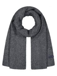 Barts Szal "Banxs" w kolorze szarym rozmiar: onesize. Szare szaliki Barts, bez wzorów, ze splotem. Za 100.52 zł.