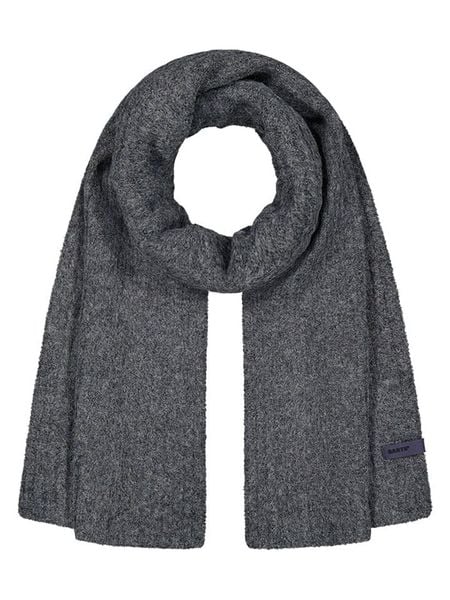 Barts Szal "Banxs" w kolorze szarym rozmiar: onesize. Szare szaliki Barts, bez wzorów, ze splotem. Za 100.52 zł.