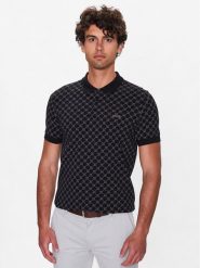 JOOP! Polo 30036150 Czarny Modern Fit. Czarne koszulki polo JOOP!, m, bez wzorów, z bawełny, bez kołnierzyka, bez ramiączek. Za 419.99 zł.