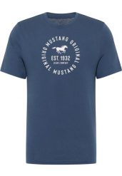 Męski T-Shirt Mustang Style Alex Dark Denim 1017992 5242. T-shirty Mustang, m, bez wzorów, z denimu, bez kołnierzyka, bez ramiączek. Za 79.99 zł.