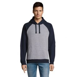 Bluza Unisex Dla Dorosłych Seattle. Niebieskie bluzy SOL'S, m, bez wzorów, bez kaptura. Za 197.99 zł.