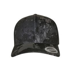 Czapka Trucker rétro Flexfit YP Classics. Czarne czapki z daszkiem FLEXFIT, bez wzorów. Za 81.15 zł.