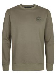 Petrol Bluza w kolorze khaki rozmiar: XXL. Brązowe bluzy Petrol, xxl, bez wzorów, z bawełny, bez kaptura. Za 96.37 zł.