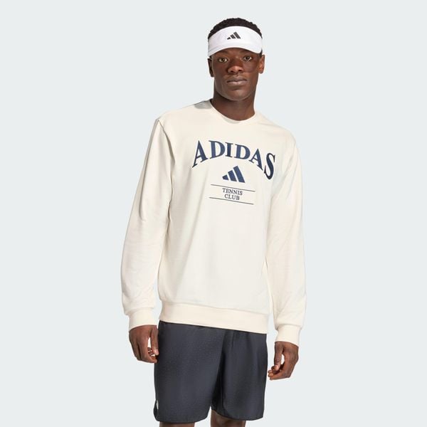 Bluza adidas Heritage Graphic Crew. Białe bluzy Adidas, xl, bez wzorów, z bawełny, bez kaptura. Za 279.00 zł.