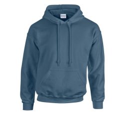 Bluza Z Kapturem Dla Dorosłych Unisex Heavy Blend. Niebieskie bluzy GILDAN, m, bez wzorów, z kapturem. Za 92.99 zł.