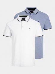 Jack & Jones Komplet 2 koszulek polo Paulos 12191216 Kolorowy Slim Fit. Koszulki polo Jack & Jones, m, bez wzorów, z bawełny, bez kołnierzyka, bez ramiączek. Za 219.99 zł.