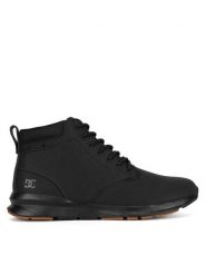 DC Shoes Trzewiki MASON 2 ADYS700216-3BK Czarny. Czarne botki sznurowane DC Shoes, bez wzorów, ze skóry, bez obcasa, bez zapięcia. Za 349.99 zł.