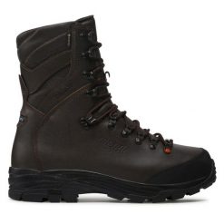 Trekkingi Crispi. Brązowe botki sznurowane CRISPI, bez wzorów, z gore-texu, bez obcasa, bez zapięcia. Za 1,869.00 zł.