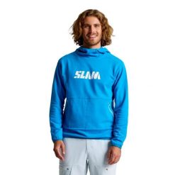 Bluza Slam Graphic Hoodie Dorośli. Niebieskie bluzy z kapturem SLAM, l, bez wzorów, z bawełny, z kapturem. Za 566.99 zł.