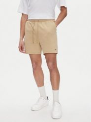 Tommy Jeans Szorty sportowe Flag Beach DM0DM21931 Beżowy Regular Fit. Brązowe krótkie spodenki sportowe Tommy Jeans, m, bez wzorów, z bawełny. Za 129.99 zł.