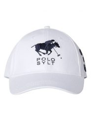 Polo Sylt Czapka w kolorze białym rozmiar: onesize. Białe czapki z daszkiem Polo Sylt, bez wzorów, z bawełny. Za 57.45 zł.
