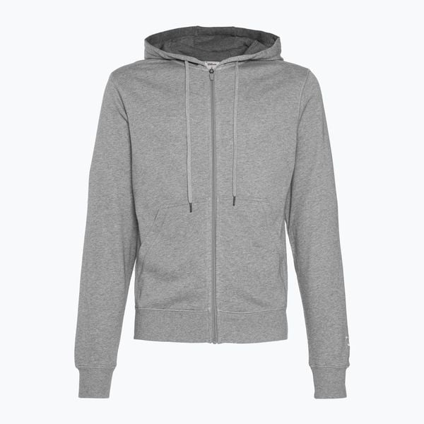 Bluza męska Wilson Team Zip Hoodie. Szare bluzy Wilson, m, bez wzorów, bez kaptura. Za 299.99 zł.