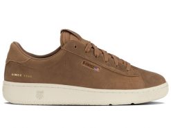 Sneakersy męskie K-Swiss Slammklub CC tenisówki buty sportowe brązowe. Brązowe trampki K-SWISS, l, bez wzorów, bez zapięcia. Za 199.00 zł.