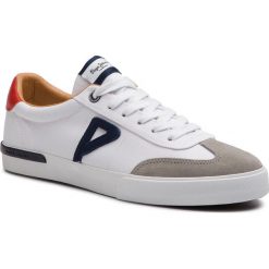 Sneakersy PEPE JEANS - North Archive PMS30532 White 800. Białe buty sportowe casual marki Pepe Jeans, z jeansu. Za 259.00 zł.