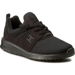 Sneakersy DC - Heathrow ADYS700071 Black/Black/Black(3Bk). Czarne buty sportowe casual DC, bez wzorów, z materiału, bez zapięcia, dc heathrow. W wyprzedaży za 249.00 zł.