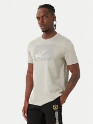 Beverly Hills Polo Club T-Shirt M1617-HR Szary Regular Fit. Szare koszulki polo Beverly Hills Polo Club, m, bez wzorów, z bawełny, bez kołnierzyka, bez ramiączek. Za 189.99 zł.