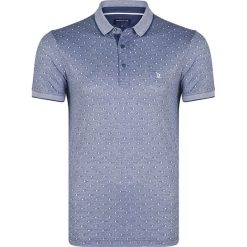Koszulka polo w kolorze granatowym. Niebieskie koszulki polo Giorgio Di Mare, m, bez wzorów, bez kołnierzyka, bez ramiączek. W wyprzedaży za 107.95 zł.