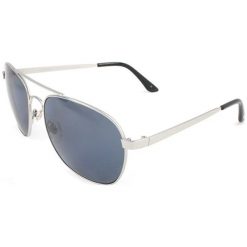 Okulary przeciwsłoneczne "LO22369" w kolorze srebrno-czarnym. Okulary przeciwsłoneczne marki Adidas, Levi's. W wyprzedaży za 149.95 zł.