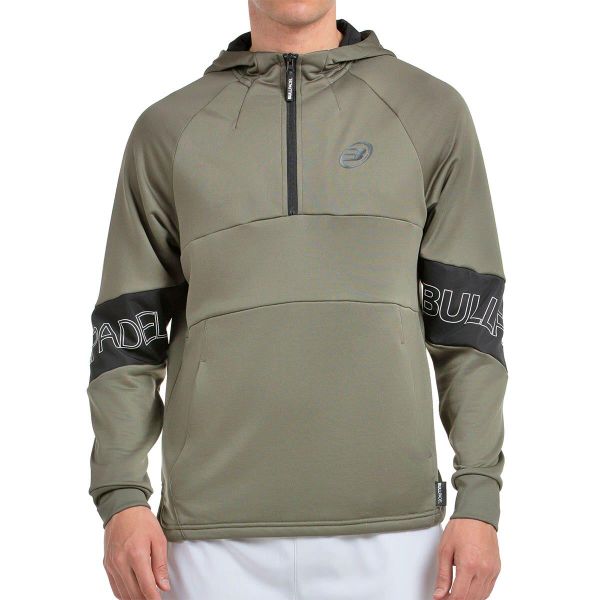 Bullpadel Gumala Sweatshirt. Zielone bluzy bullpadel, bez wzorów, bez kaptura. W wyprzedaży za 217.75 zł.